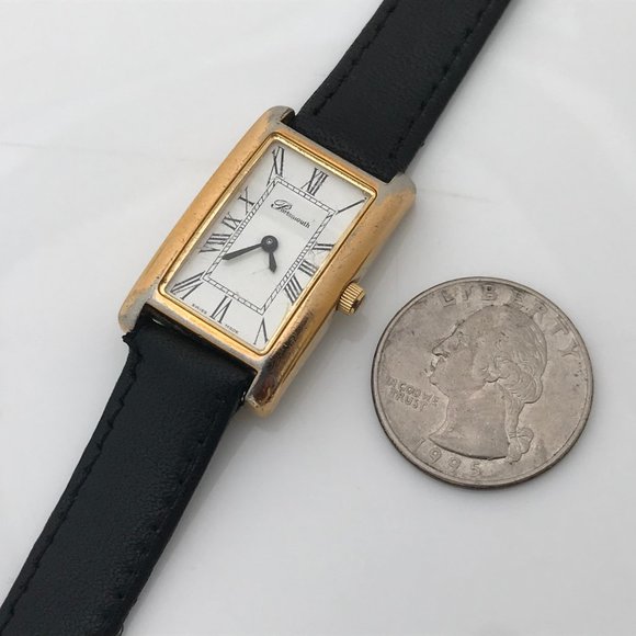 Portsmouth Swiss Made Women Watch Gold Tone Case W - Picture 11 of 13